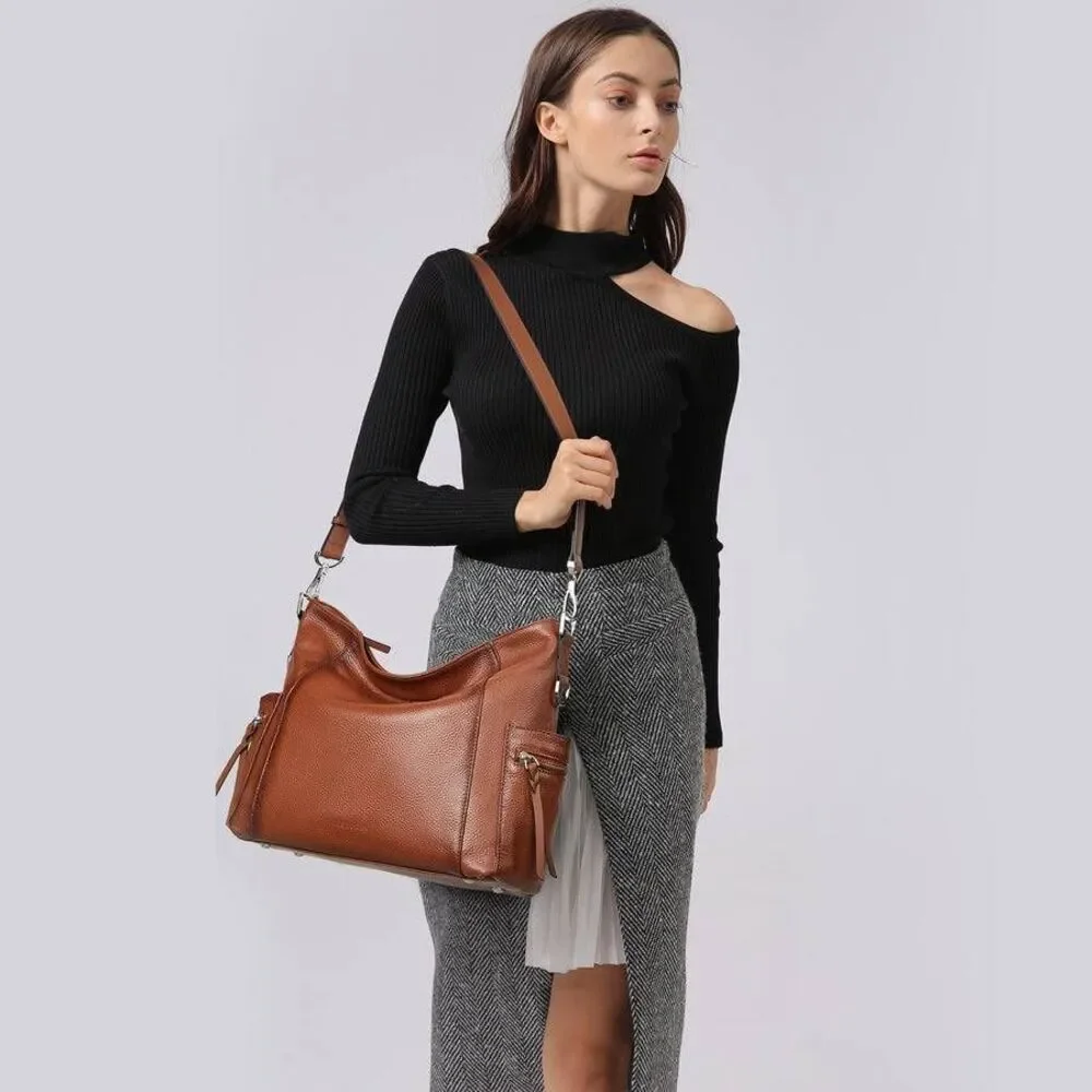 Bostanten Leather Kweli Multi-Function Convertible Hobo Shoulder Bag